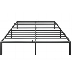 Metal Platform Bed Frame, 14' Bed Frame with Heavy Duty Slats Support, Strong Bearing Capacity Bed Frame with Under Bed Storage, No Box Spring Needed - 1 of 1