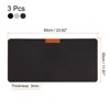 Unique Bargains Felt Dual Side Soft Smooth Office Home Writing Desk Mouse Pads 3 Pcs - 2 of 3