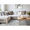 Rug Branch Contemporary Geometric, Tonal/Solid Blue Indoor Area Rug - 2 of 4