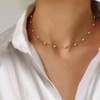 Necklace for Women, Trendy Layered Herringbone Chain Gift Exquisite, High-end, Minimalist - 4 of 4