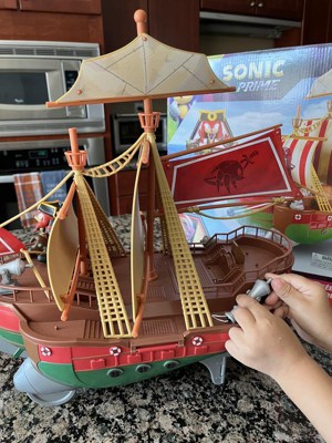  Sonic Prime 2.5 Action Figure Playset Pirate Ship : Toys &  Games