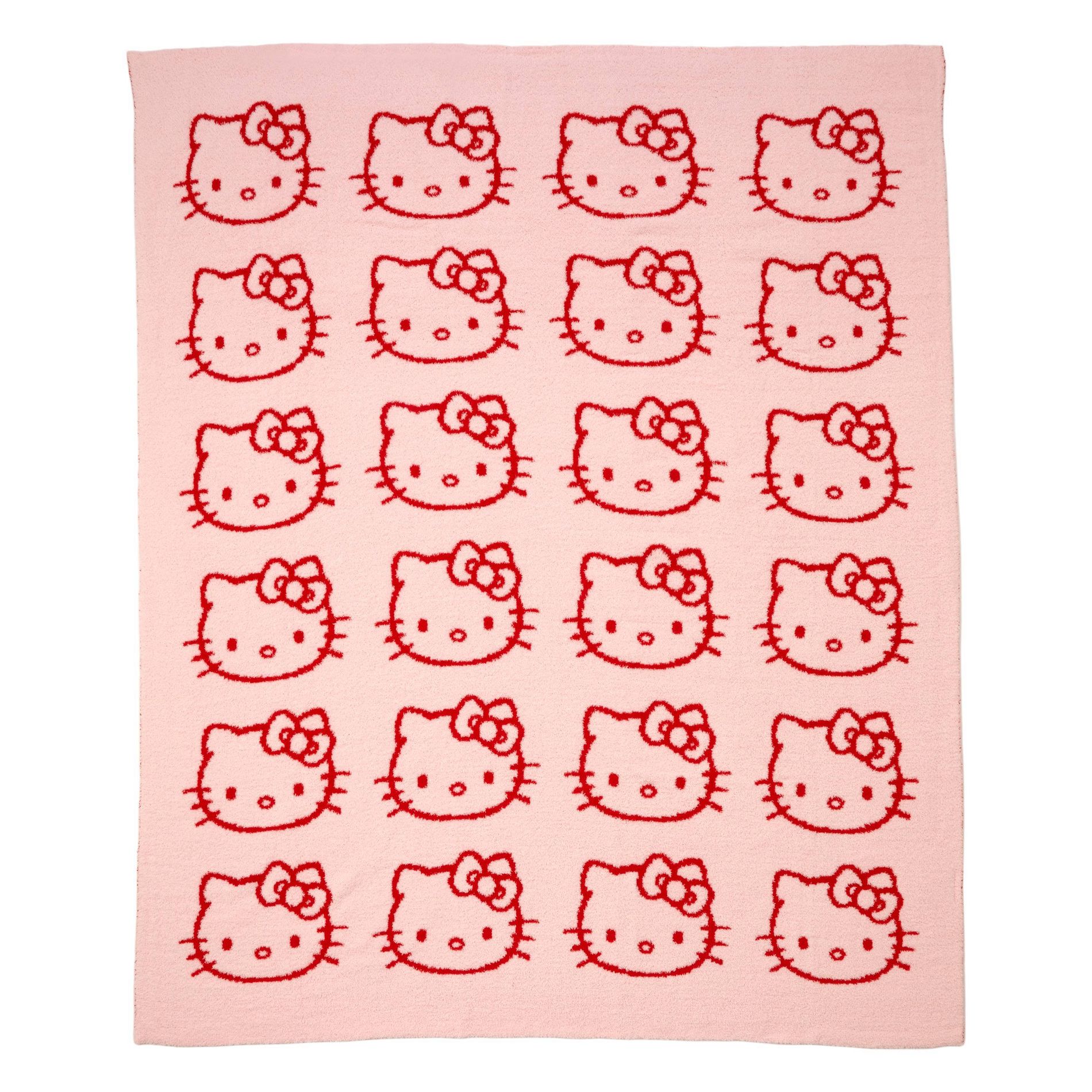 Hello Kitty Knit Throw Blanket
