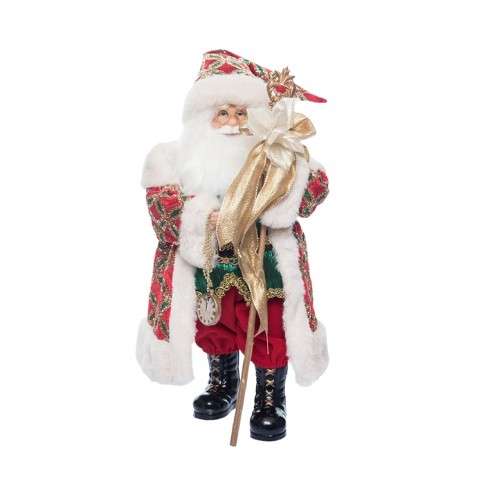 Season's Designs 18" Red And Green Traditional Santa With - image 1 of 1