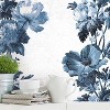 RoomMates Vintage Floral Stripe Peel and Stick Wallpaper Blue: Removable Vinyl, Self-Adhesive, Botanical Pattern, 28.3 Sq Ft Coverage - 4 of 4