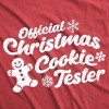 Youth Funny T Shirts Official Christmas Cookie Tester Sarcastic Xmas Graphic Tee For Kids - Crazy Dog Youth T Shirt - 2 of 4