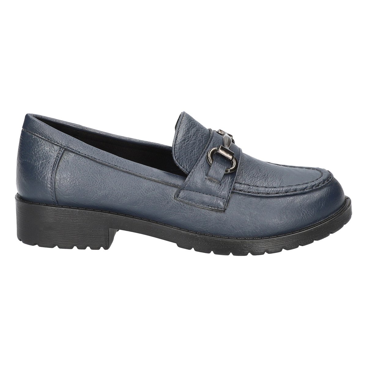 Женские туфли Easy Street Women's Witney Comfort Loafers-Navy 10W — фото 3