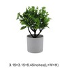 Unique Bargains Artificial Plants Coin Chrysanthemum with Cylinder Vase Plastic 3.15"x3.15"x9.45" 1 Pc - 3 of 4