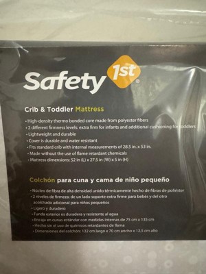 Safety first crib outlet mattress reviews