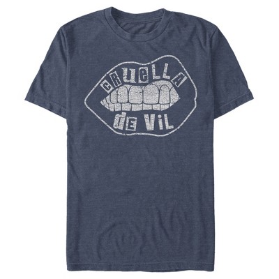 Men's Cruella Distressed Lips Logo T-Shirt