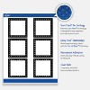 Avery 3" x 3" Labels, Black and White Polka Dots, 60 ct - 3 of 4