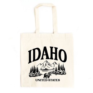 City Creek Prints Idaho Forest Scene Canvas Tote Bag - 15x16 - Natural - 1 of 2
