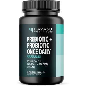 Prebiotic and Probiotic Capsules, Havasu Nutrition, 60ct - 1 of 3