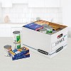 Bankers Box STOR/FILE Storage Box Letter/Legal Lift-off Lid White/Blue 12/Carton 00703 - 4 of 4