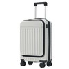 Whisen 3-Piece ABS Luggage Set Including Front Opening 20” & 24” Suitcases with USB, TSA Lock and Duffel Bag - 3 of 4