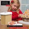 DWËLLZA KITCHEN White Lids Clear Plastic Airtight BPA-Free Food Storage Containers - 3 of 4