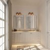 NicBex 30x22" Rect Bathroom Mirror with Aluminum Alloy Frame,Round Corner Metal Wall Mirror with 4mm HD Glass,Anti-Rust&Shatterproof Mirror - 2 of 4