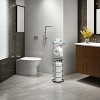 TOBILI Techvida Toilet Paper Holder Stand with Shelf, Bathroom Freestanding Toilet Paper Stand with 4 Rolls Paper - 4 of 4