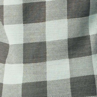 mint / charcoal buffalo plaid