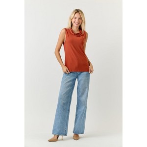 WEST K Women's Maris Cowl Neck Sleeveless Blouse - 1 of 4