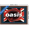 Trends International Oasis - Union Jack Logo Framed Wall Poster Prints - 3 of 4