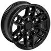 OE Wheels TY17 16 Inch Rim Fits 4Runner TRD Style 6x139.7 16x7 Satin Black - Hollander 75258 (1) - 4 of 4