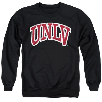 Men's University Of Nevada Las Vegas Distressed Primary Logo Crewneck Sweatshirt