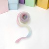 Unique Bargains Ribbon Plain Fishtail Organza Simple Style Polyester 354.33"x1.57" 1 Pc - 2 of 3