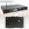 Pyle 2.1 Channel Bluetooth Rack Mount Amplifier Receiver PDA7BU - Black - 2 of 4