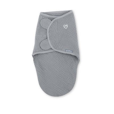 SwaddleMe by Ingenuity Original Muslin Baby Swaddle 0-3 Months
