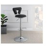 PAGED Adjustable Counter and Bar Stools,Faux Leather Upholstery Barstools,Swivel Counter Stools with Footrest,Set of 2 - 2 of 4
