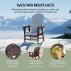 WestinTrends Outdoor Patio Adirondack Dining Chair Weather Resistant - 3 of 4