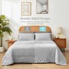 Cozy Bliss Seersucker Cooling Comforter – Lightweight Blanket Breathable & Soft Summer Bedding for Hot Sleepers - 4 of 4