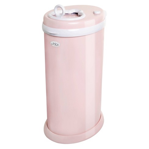 Ubbi Steel Diaper Pail Blush Pink Target