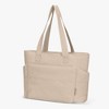 Hynes Eagle 20L Puffy Tote Bag – Lightweight Water-Resistant Work & Gym Bag with Laptop Sleeve, Luggage Strap & Smart Pockets - 2 of 4