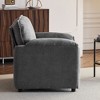 38'' Chenille Oversized Lounge Armchair with Thick Cushions, Wide Seat and Modern Accent Style - 3 of 4