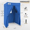 EAGLE PEAK 4x4 Pop Up Canopy, Portable Privacy Changing Room Photoshoots - 3 of 4