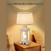 KWPZQEB Farmhouse Table Lamp Set of 2, Bedside Lamps with 3 Level Dimming & USB C+A Ports, Upgraded Touch Lamps for Living Room, Bedroom - 4 of 4