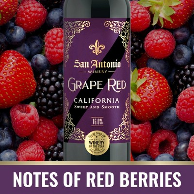 San Antonio Winery Grape Concord Red Wine - 750ml Bottle