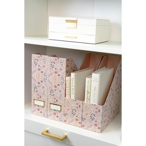 Blu Monaco Foldable Magazine File Holders - Set of 4 or 6 - Many Colors and Designs to Choose From - 1 of 4