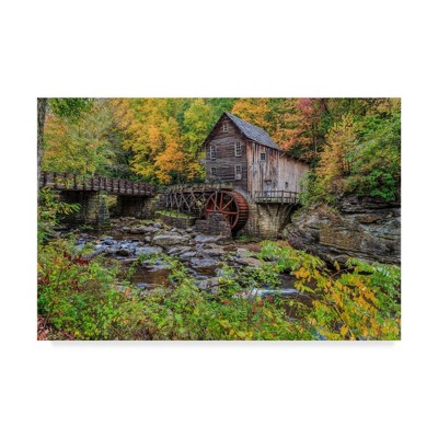 16" x 24" Grist Mill Fall 1 by Galloimages Online - Trademark Fine Art