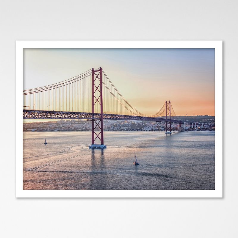 Americanflat Modern Wall Art Room Decor - Abril Bridge by Manjik Pictures, 1 of 6