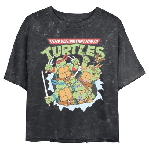 Girl's Teenage Mutant Ninja Turtles Sunset Donatello In Action T-shirt -  White - X Large : Target