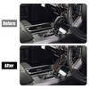 Unique Bargains Car Faux Leather Gear Shift Knob Cover for Ford Focus Carbon Fiber Pattern - 2 of 4