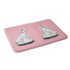 Deny Designs Annechovie Staffordshire Greyhound Twins Memory Foam Bath Mat - 2 of 4