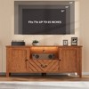 TV Stands for Living Room, Entertainment Center with Led Lights, Television Stands for 65 inch tv, TV Console with 2 Cabinets Storage and 1 Drawer - 4 of 4