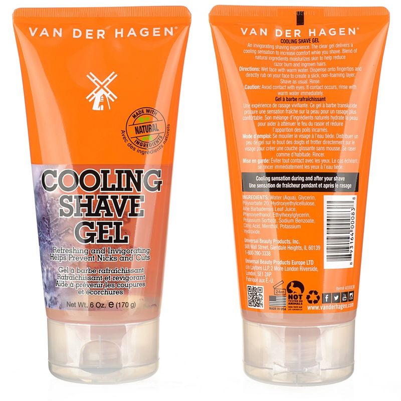Van der Hagen Cooling Shave Gel - 6oz, 3 of 7