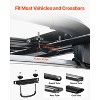 VEVOR Roof Rack Cargo Carrier, 48 x 40 x 5.6 in, Universal Rooftop Cargo Basket, Car Top Luggage Holder with 150 lbs Max Load Capacity, Black - 4 of 4