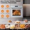 Wall Oven- 24 Inch 2.5Cu. ft Convection Electric Oven with Multiple Cooking Functions, Touch Control, Safety Lock, 3D Heating, Stainless Steel - 2 of 4
