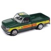 1993 Ford F-150 Truck Green and Yellow "Mayflower" with Tow Dolly "Tow & Go" Series 1/64 Die Cast Model Car by Johnny Lightning - 3 of 4