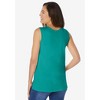 Woman Within Perfect Scoopneck Tank - 3 of 4